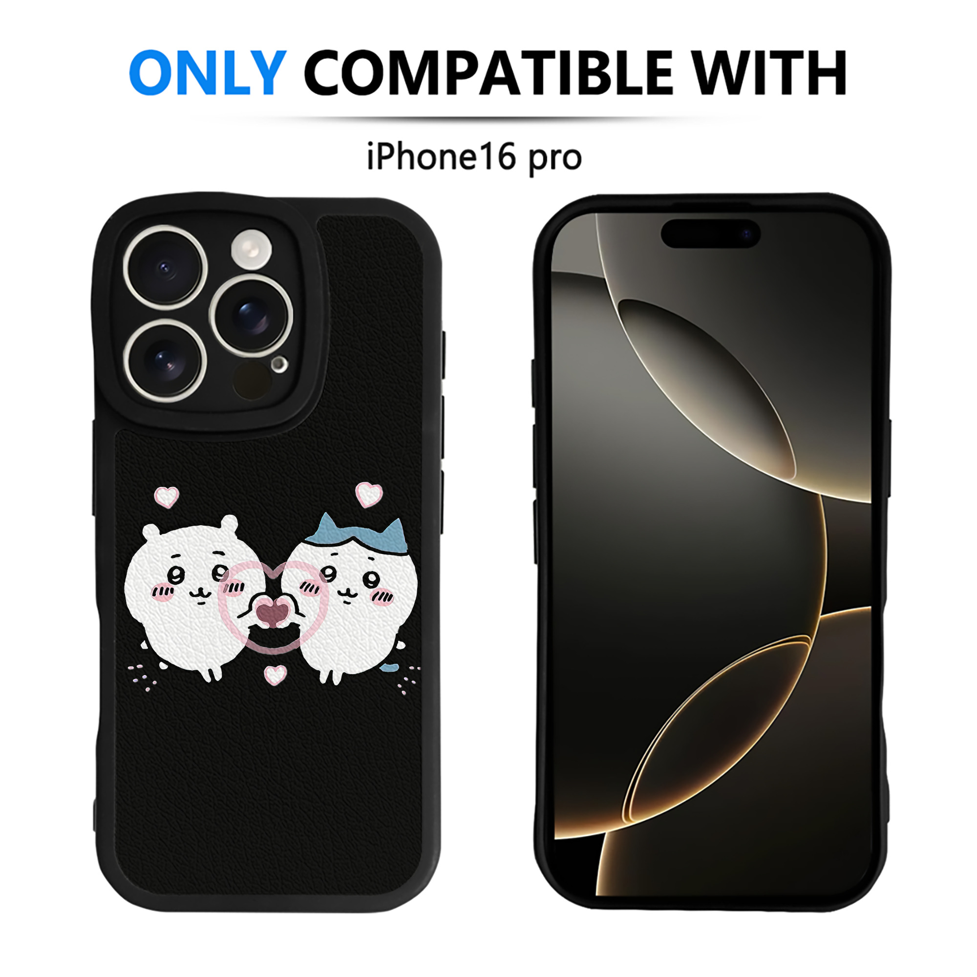 （画像用） ちいかわ ちいかわ Chii-kawa chiikawa 【iPhone 16シリーズ対応】シリコンスマホケース（レザー調） 材質：シリコン